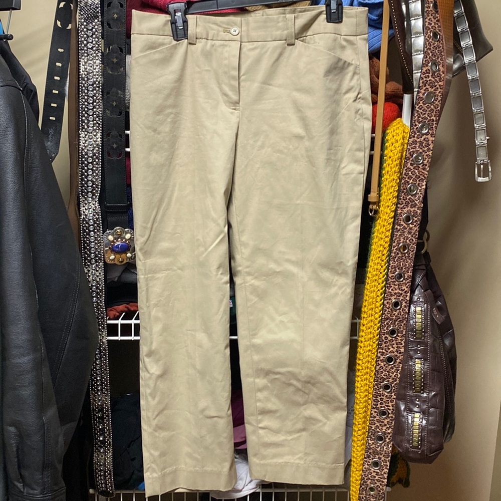 Jones New York, straight leg chinos